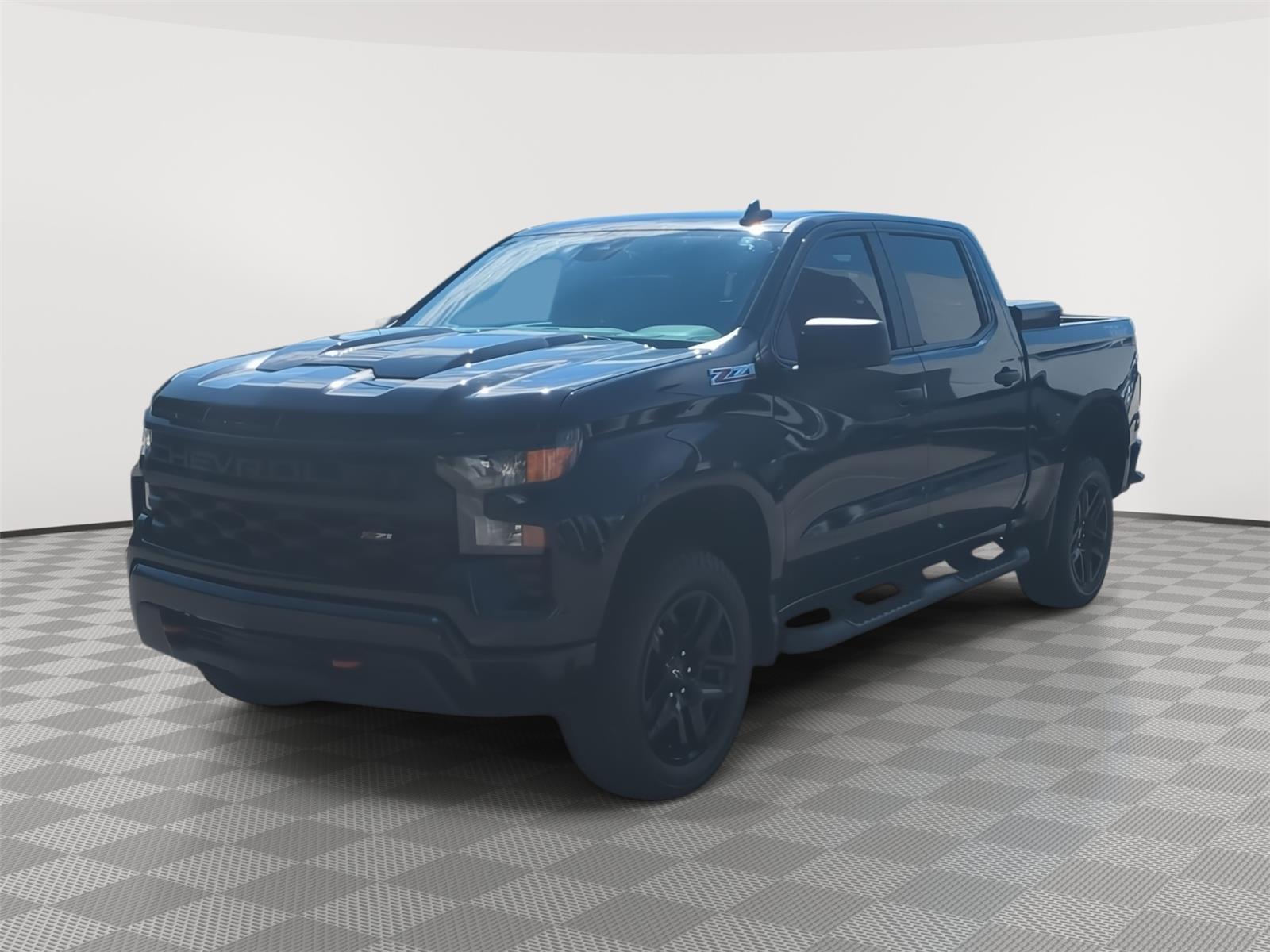 Black 2023 Chevrolet Silverado 1500 Pickup Truck Four-Wheel Drive Automatic
