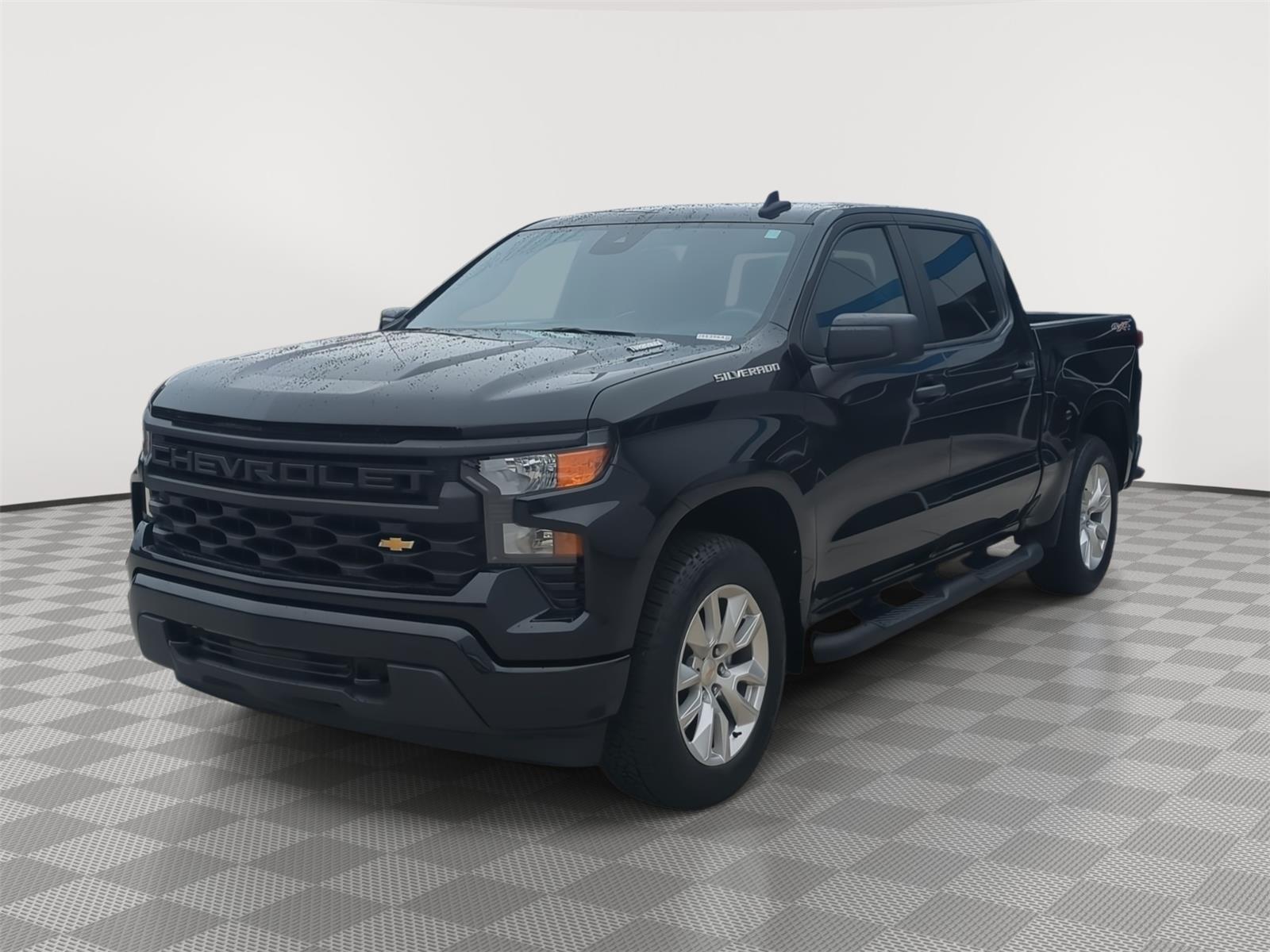 Black 2025 Chevrolet Silverado 1500 Pickup Truck Four-Wheel Drive 8-Speed Automatic