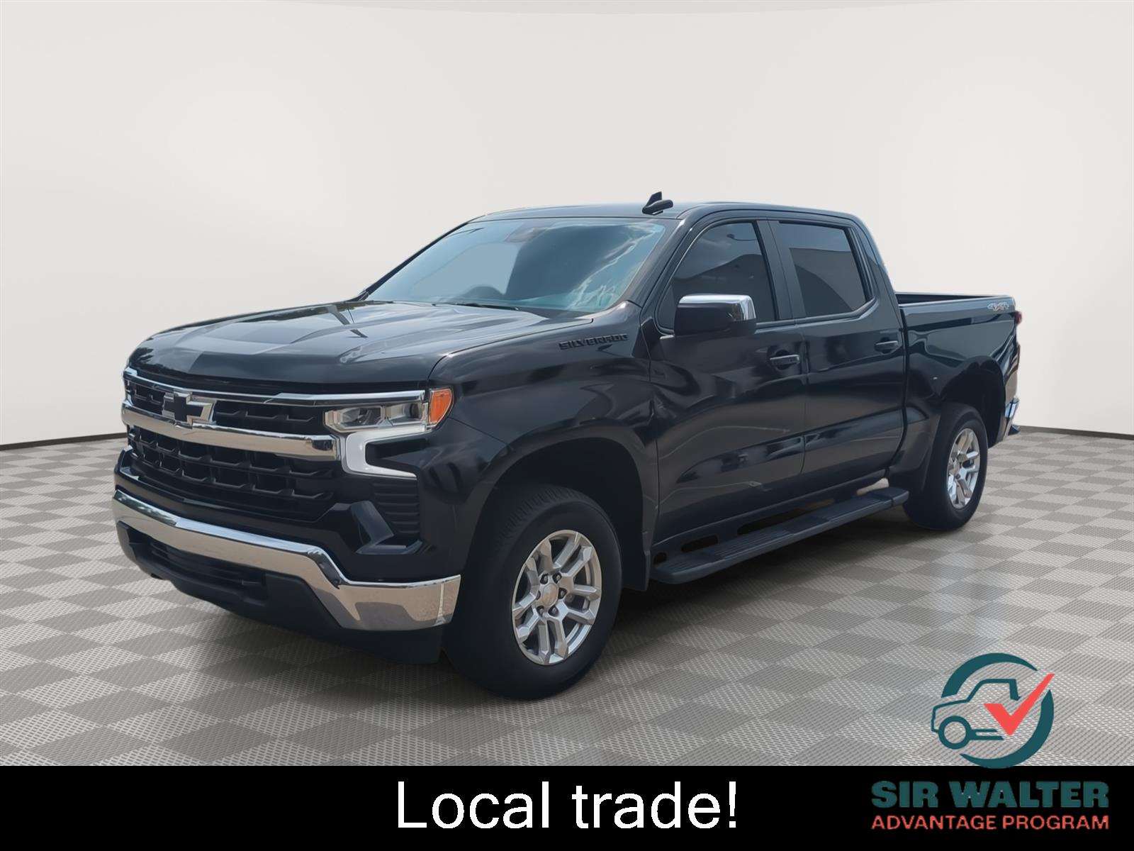 2024 Chevrolet Silverado 1500 LT - Black exterior view 1