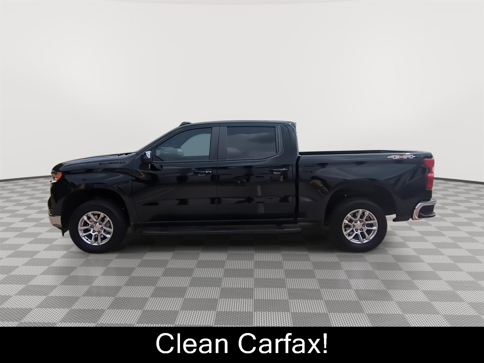 2024 Chevrolet Silverado 1500 LT - Black exterior view 2