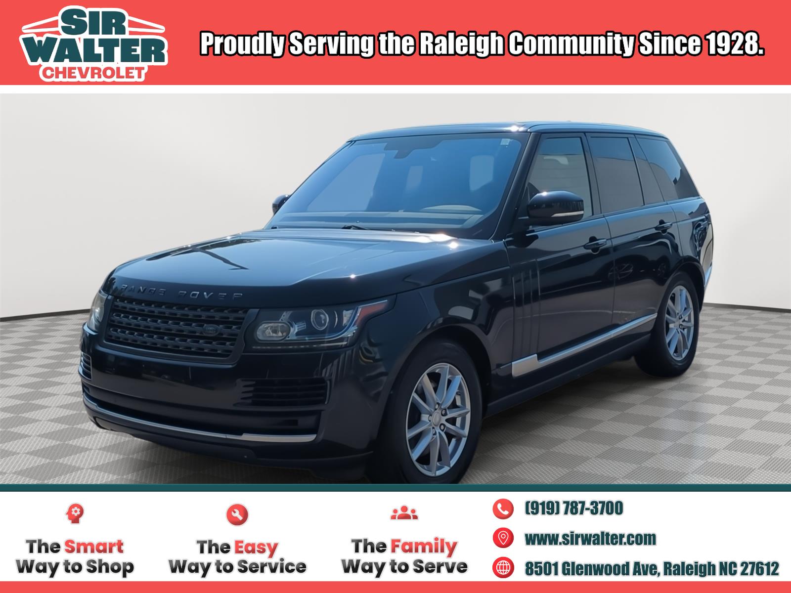 Santorini Black 2016 Land Rover Range Rover SUV / Crossover All-Wheel Drive Automatic
