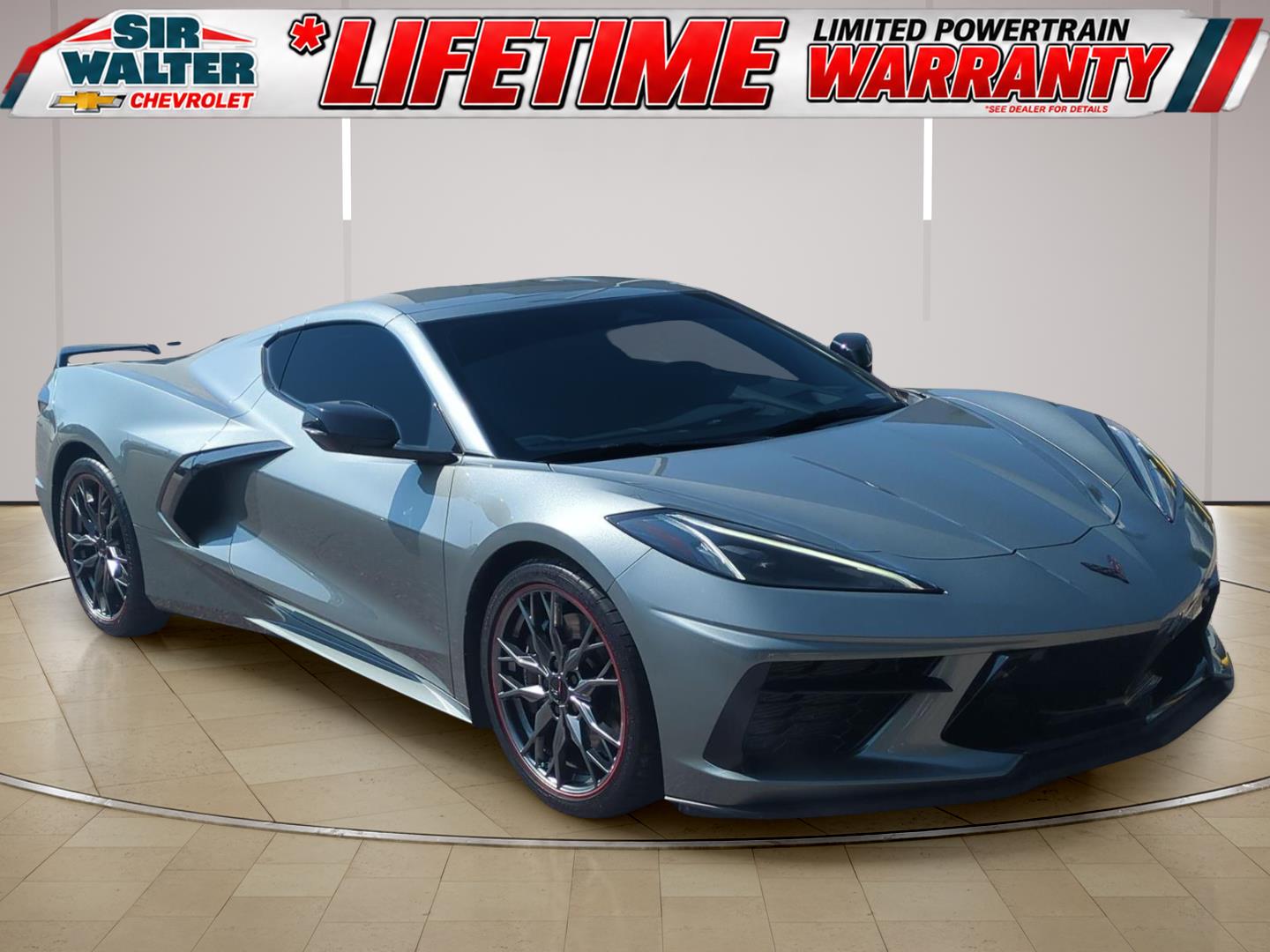 Hypersonic Gray Metallic 2024 Chevrolet Corvette Coupe Rear-Wheel Drive 8-Speed Dual Clutch