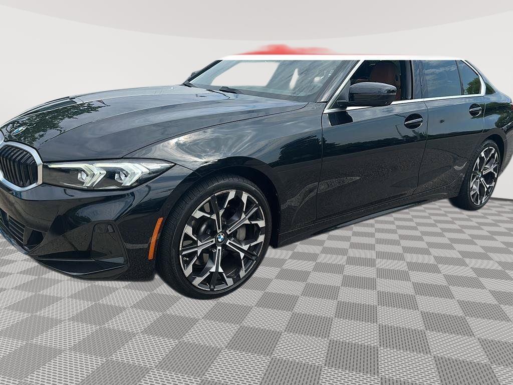 Black Sapphire Metallic 2025 BMW 3 Series Sedan Rear-Wheel Drive Automatic