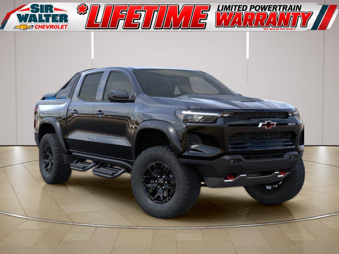Black 2026 Chevrolet Colorado Pickup Truck Four-Wheel Drive 8-Speed Automatic