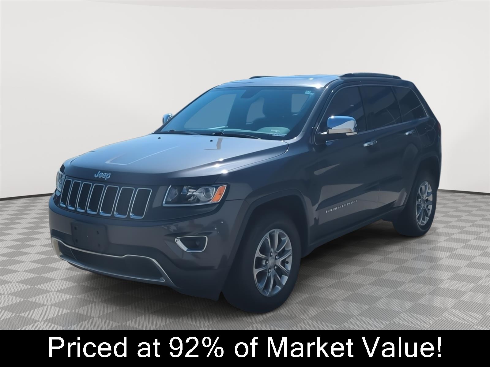 Gray (Granite Crystal Metallic Clearcoat) 2015 Jeep Grand Cherokee SUV / Crossover Four-Wheel Drive 8-Speed Automatic