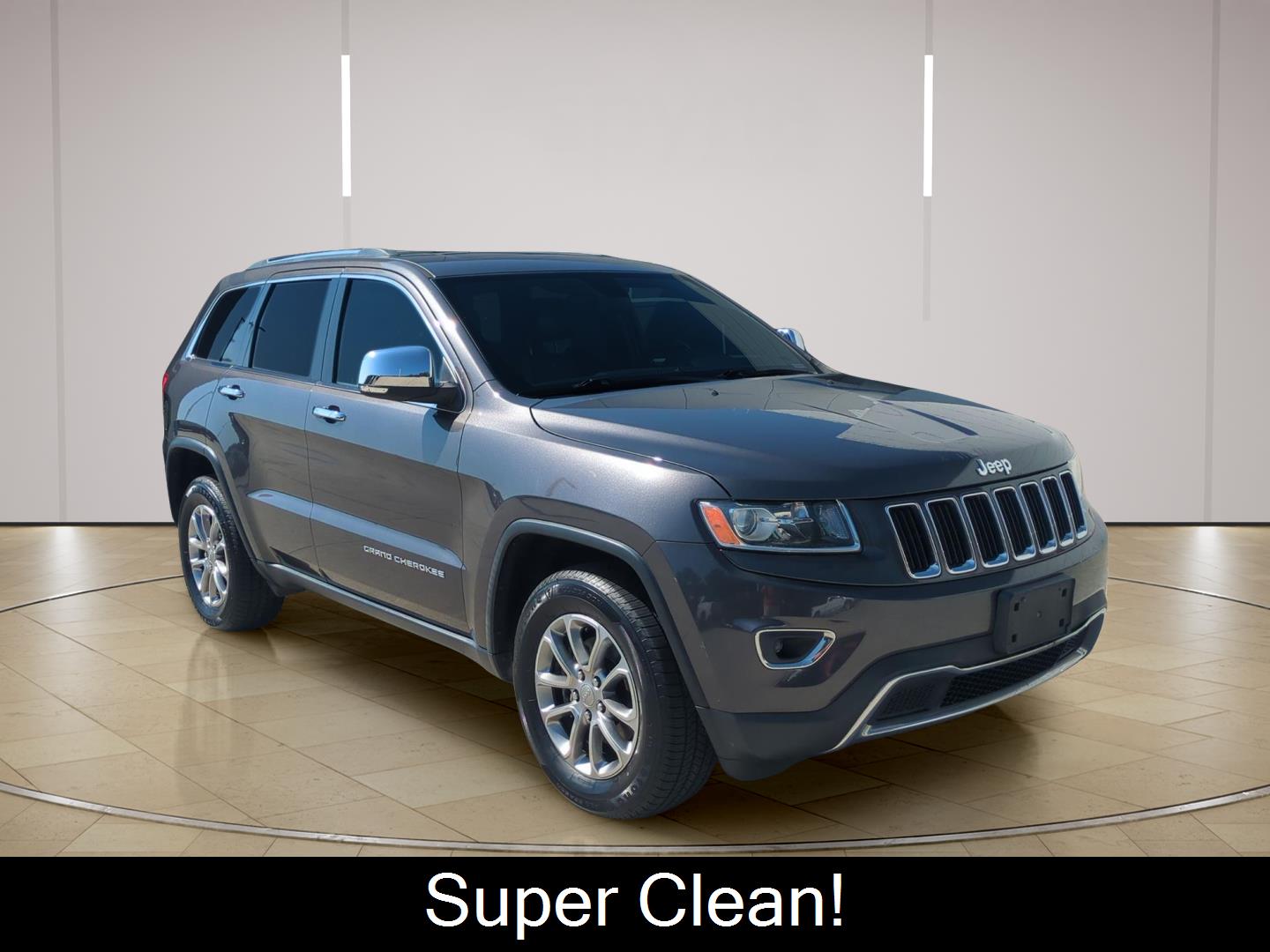 Gray (Granite Crystal Metallic Clearcoat) 2015 Jeep Grand Cherokee SUV / Crossover Four-Wheel Drive 8-Speed Automatic