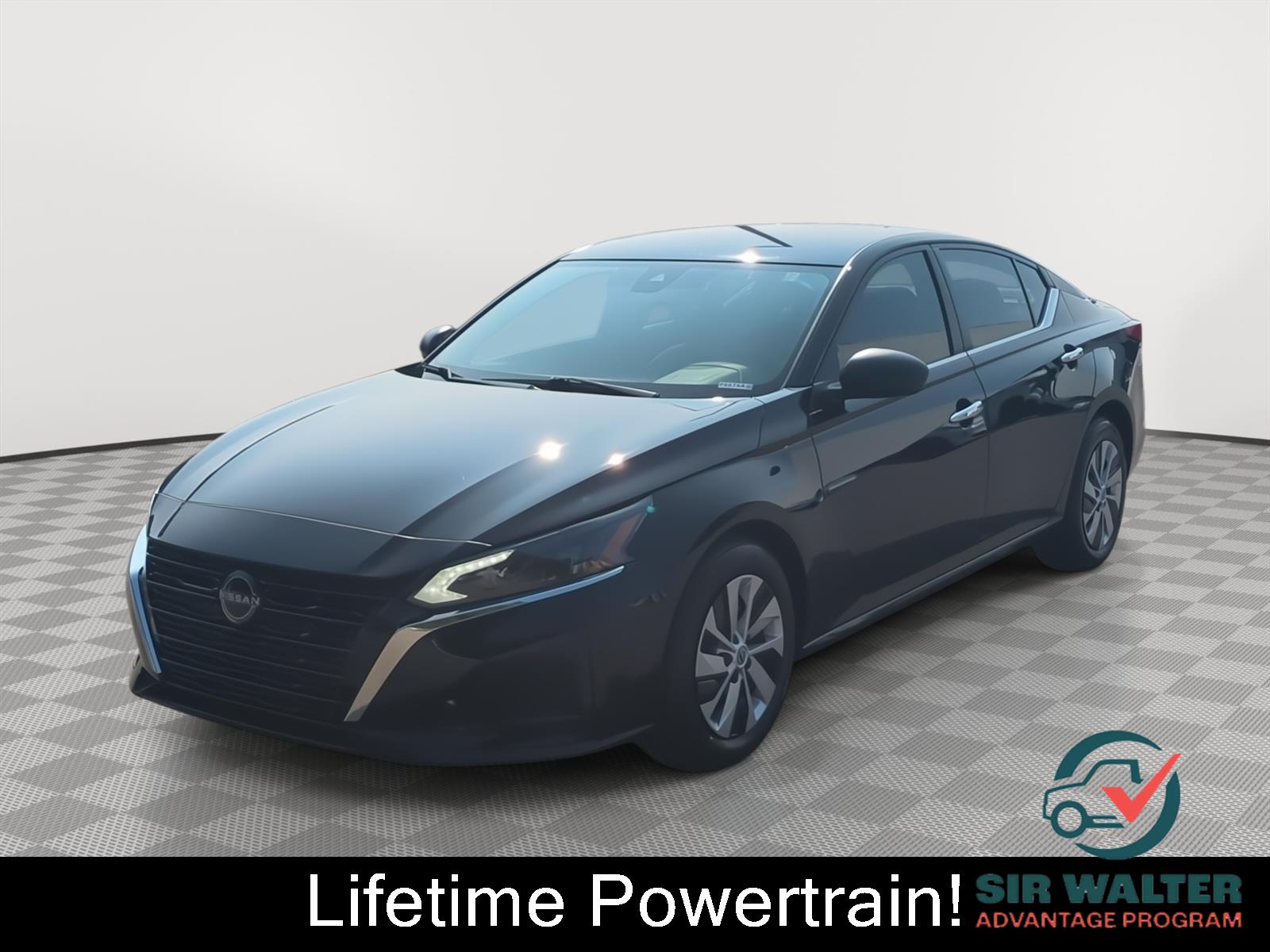 Super Black 2024 Nissan Altima Sedan Front-Wheel Drive Continuously Variable Transmission