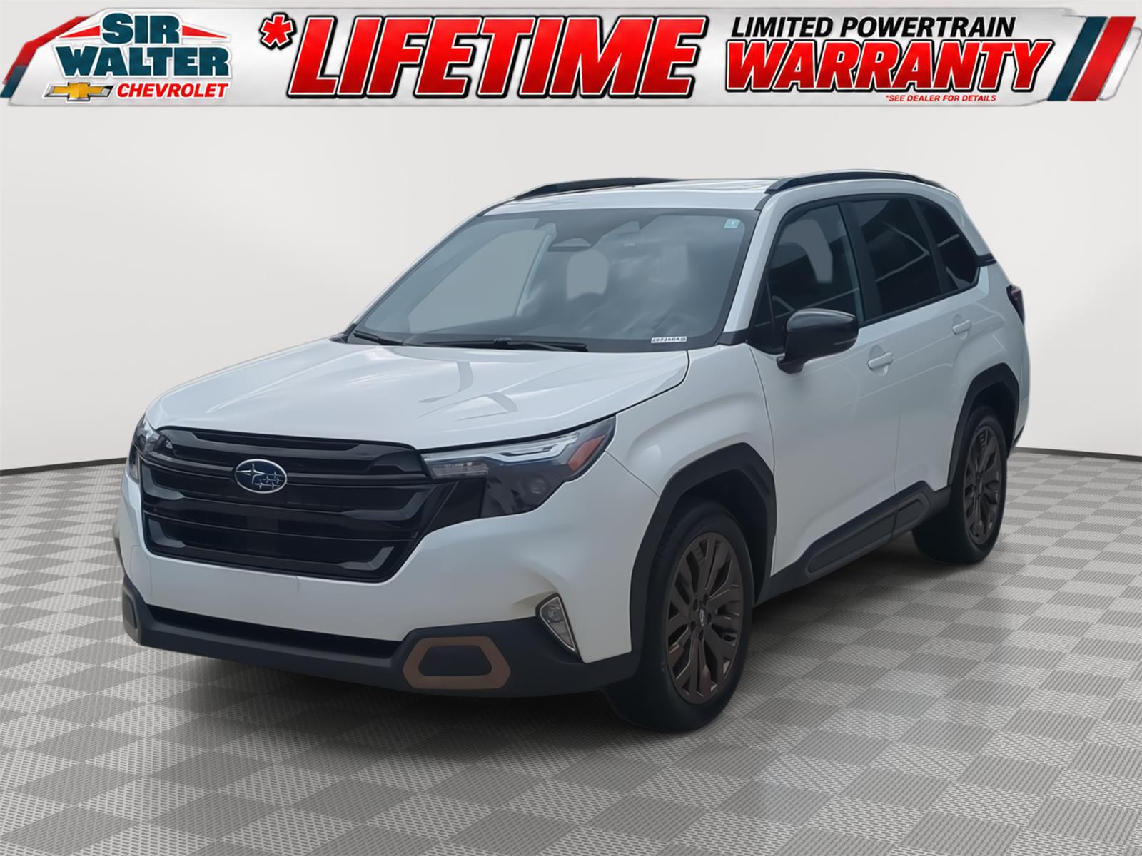 Crystal White Pearl 2025 Subaru Forester SUV / Crossover All-Wheel Drive Continuously Variable Transmission
