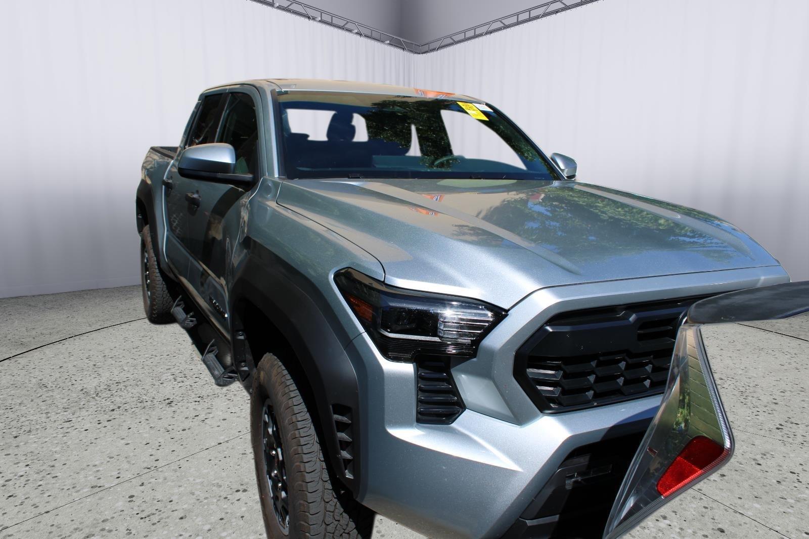 Celestial Silver Metallic 2025 Toyota Tacoma TRD Off-Road Double Cab 4WD Pickup Truck Four-Wheel Drive Manual