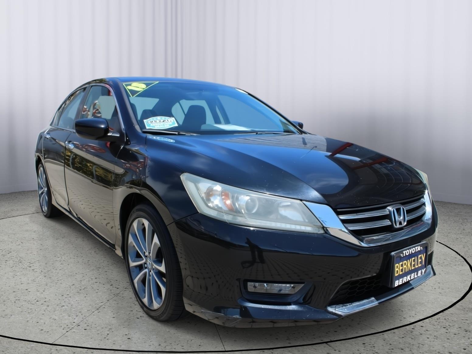 Crystal Black Pearl 2015 Honda Accord Sedan Front-Wheel Drive Continuously Variable Transmission