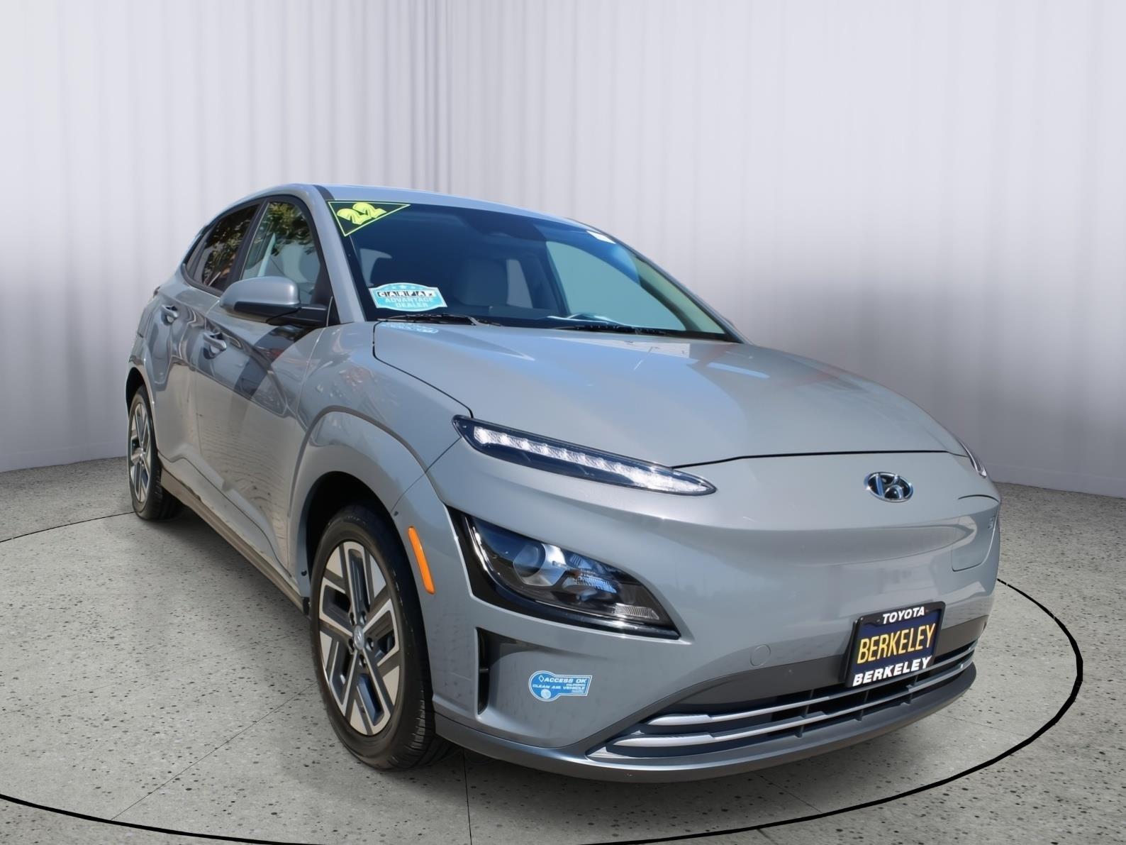 Galactic Gray 2022 Hyundai Kona Electric SUV / Crossover Front-Wheel Drive Automatic