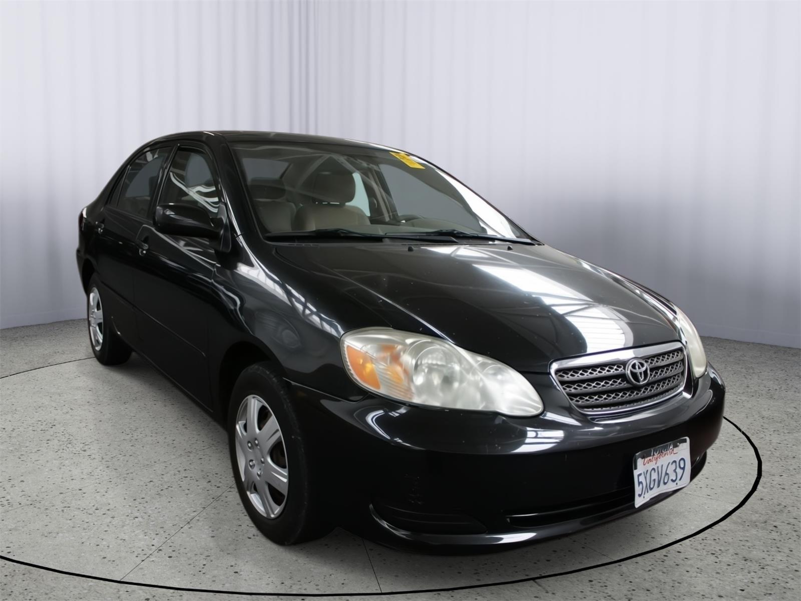 Black Sand Pearl 2007 Toyota Corolla Sedan 4-Speed Automatic
