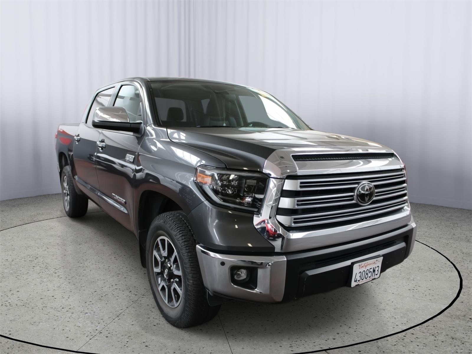 Magnetic Gray Metallic 2020 Toyota Tundra Pickup Truck Four-Wheel Drive 6-Speed Automatic