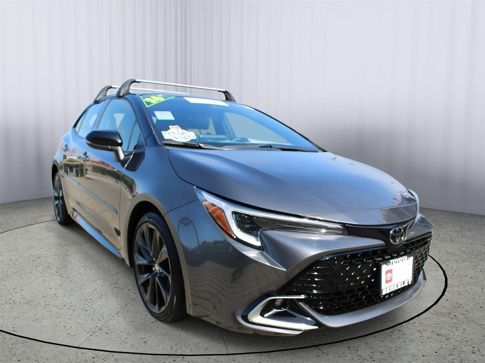 Midnight Black Metallic 2025 Toyota Corolla Hatchback Hatchback Front-Wheel Drive Continuously Variable Transmission