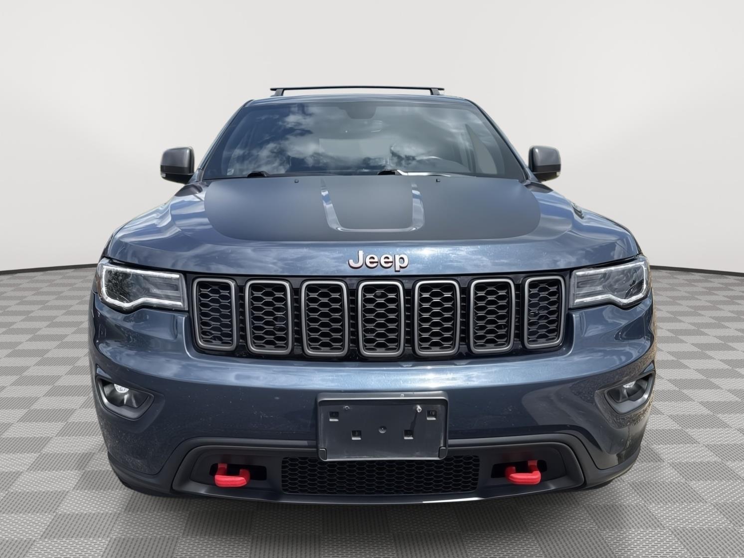 Used 2021 Slate Blue Pearlcoat Jeep Trailhawk image 8