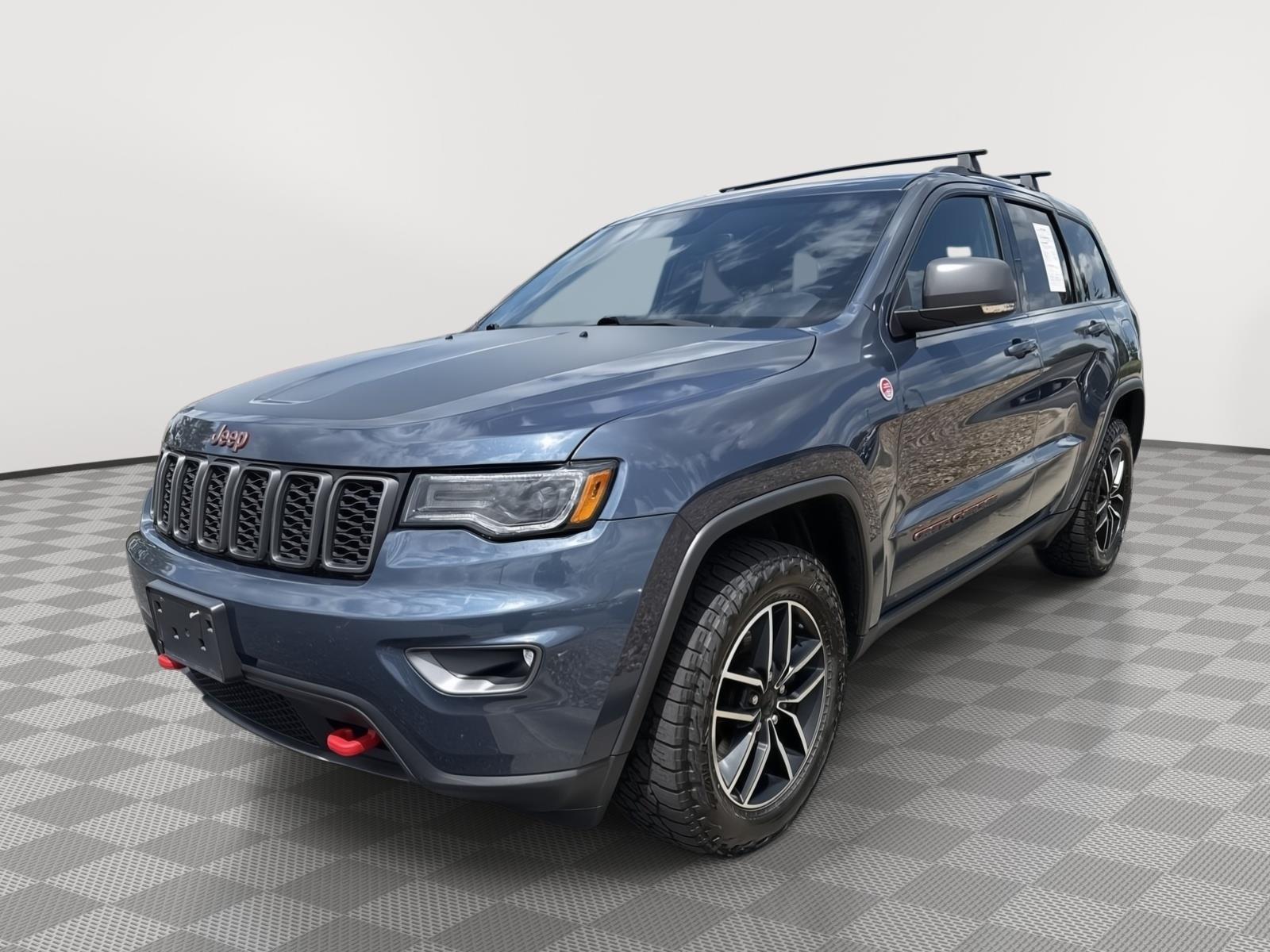 Used 2021 Slate Blue Pearlcoat Jeep Trailhawk image 9