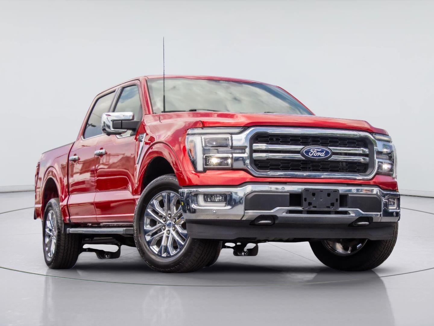 Rapid Red Metallic Tinted Clearcoat 2024 Ford F-150 Pickup Truck Four-Wheel Drive Automatic