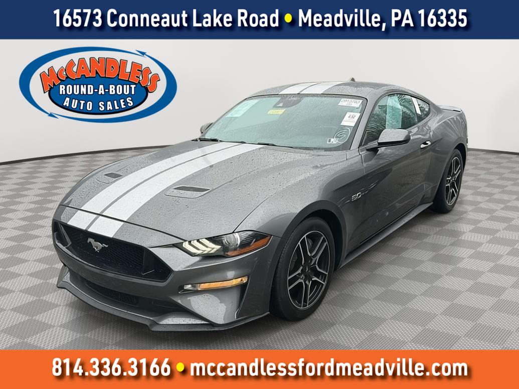 Gray (Carbonized Grey) 2021 Ford Mustang Coupe Rear-Wheel Drive Automatic