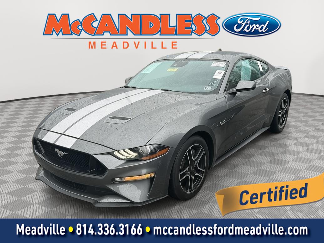 Gray (Carbonized Grey) 2021 Ford Mustang Coupe Rear-Wheel Drive Automatic