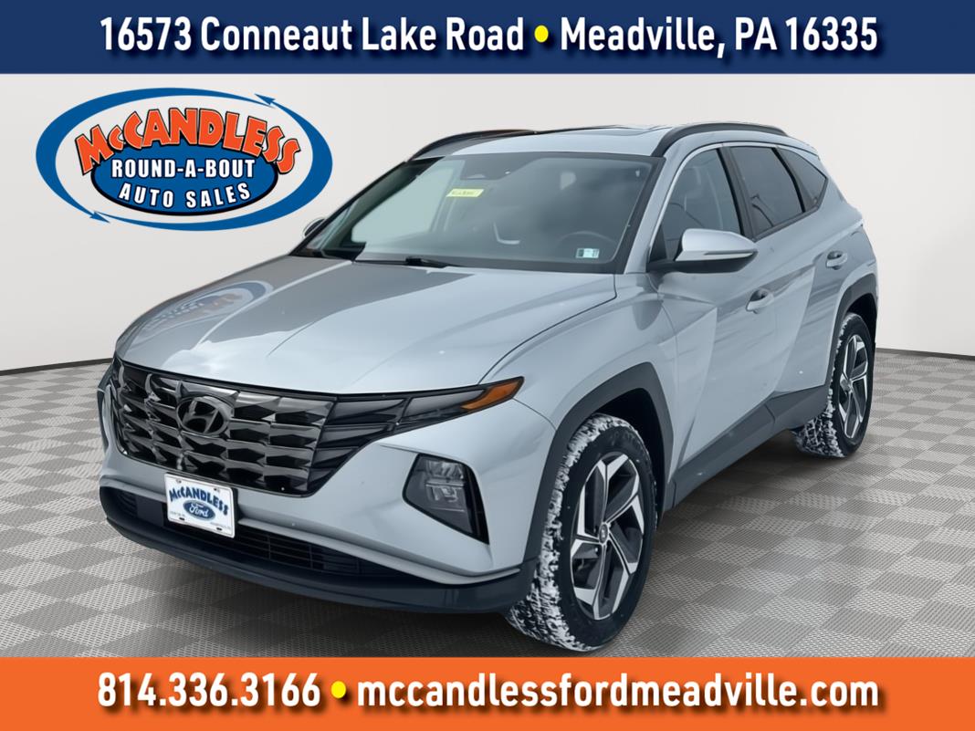 Shimmering Silver 2022 Hyundai Tucson SEL AWD SUV / Crossover All-Wheel Drive Automatic
