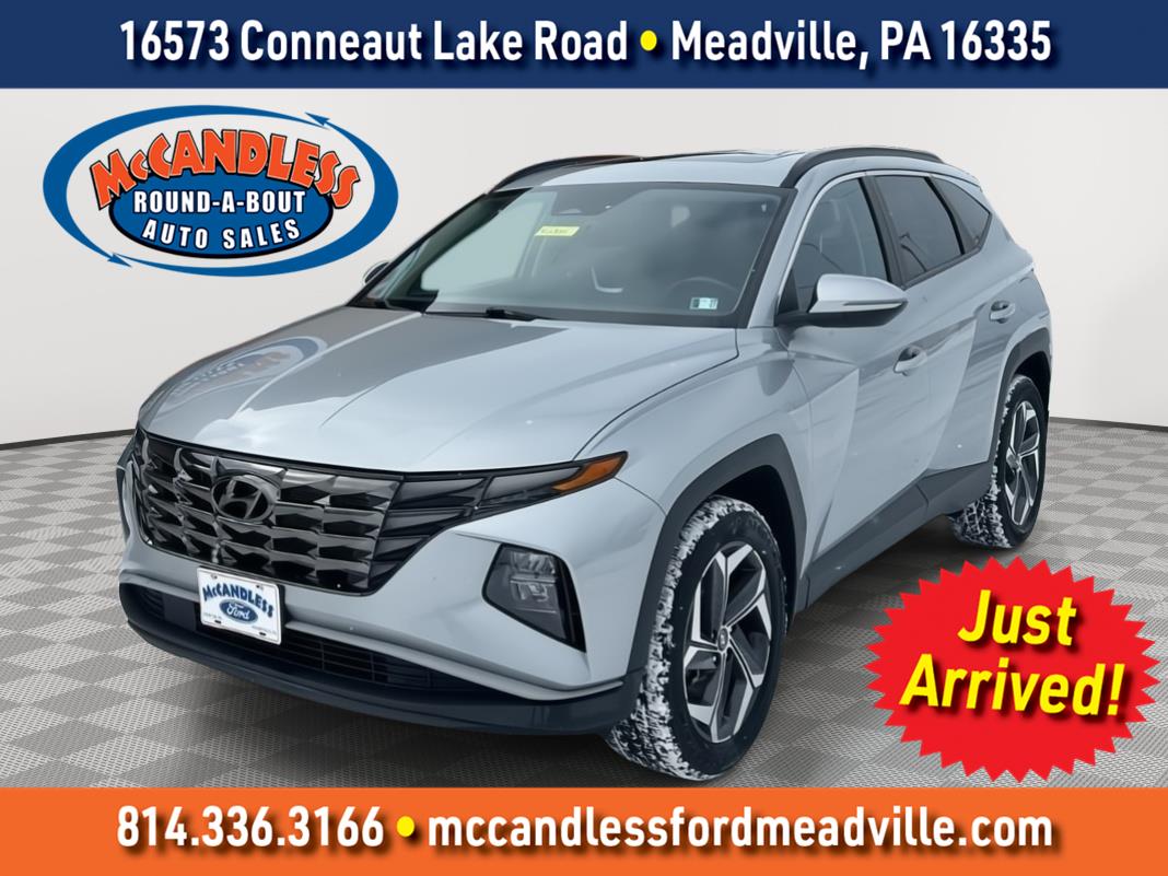 Shimmering Silver 2022 Hyundai Tucson SEL AWD SUV / Crossover All-Wheel Drive Automatic