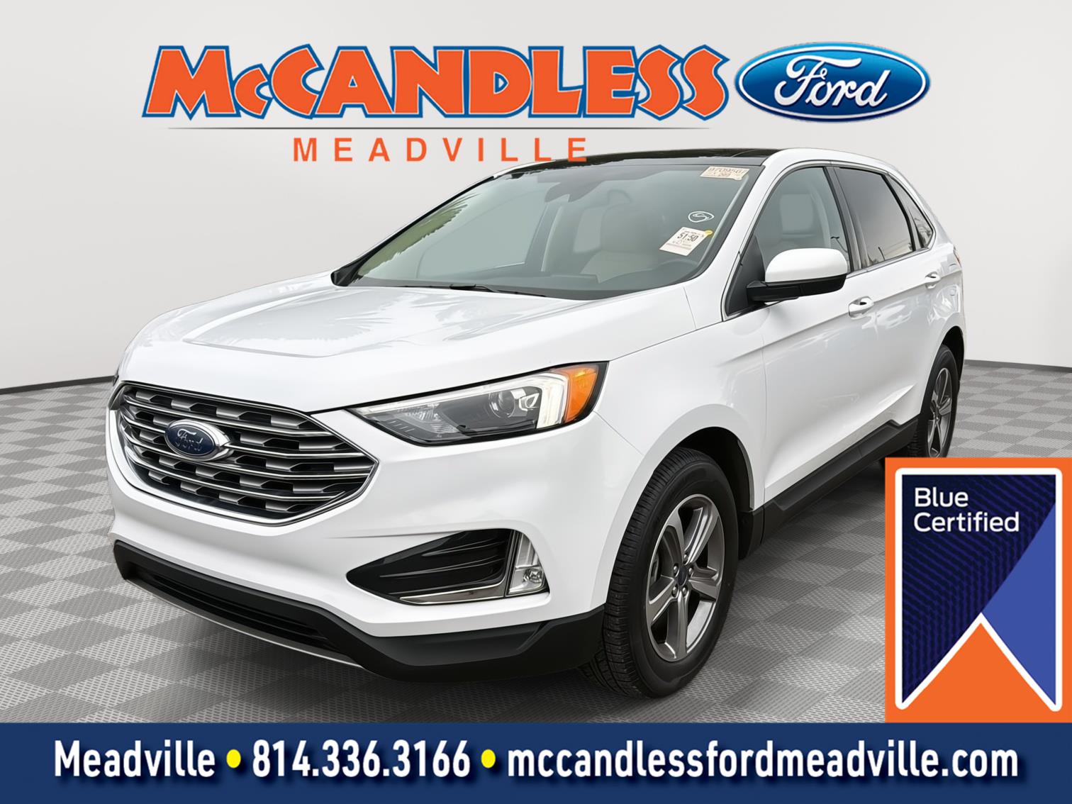Oxford White 2022 Ford Edge SUV / Crossover 8-Speed Automatic