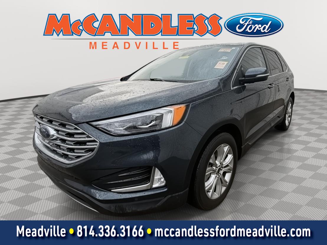 Stone Blue 2023 Ford Edge Titanium AWD SUV / Crossover All-Wheel Drive 8-Speed Automatic