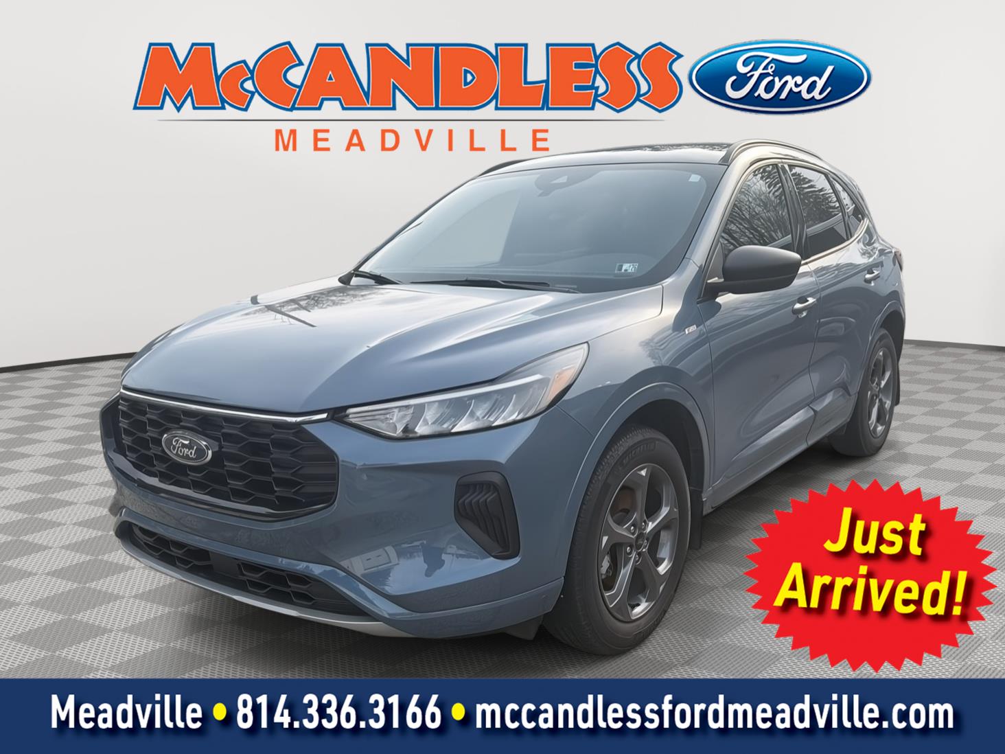 Vapor Blue 2024 Ford Escape ST-Line AWD SUV / Crossover All-Wheel Drive 8-Speed Automatic