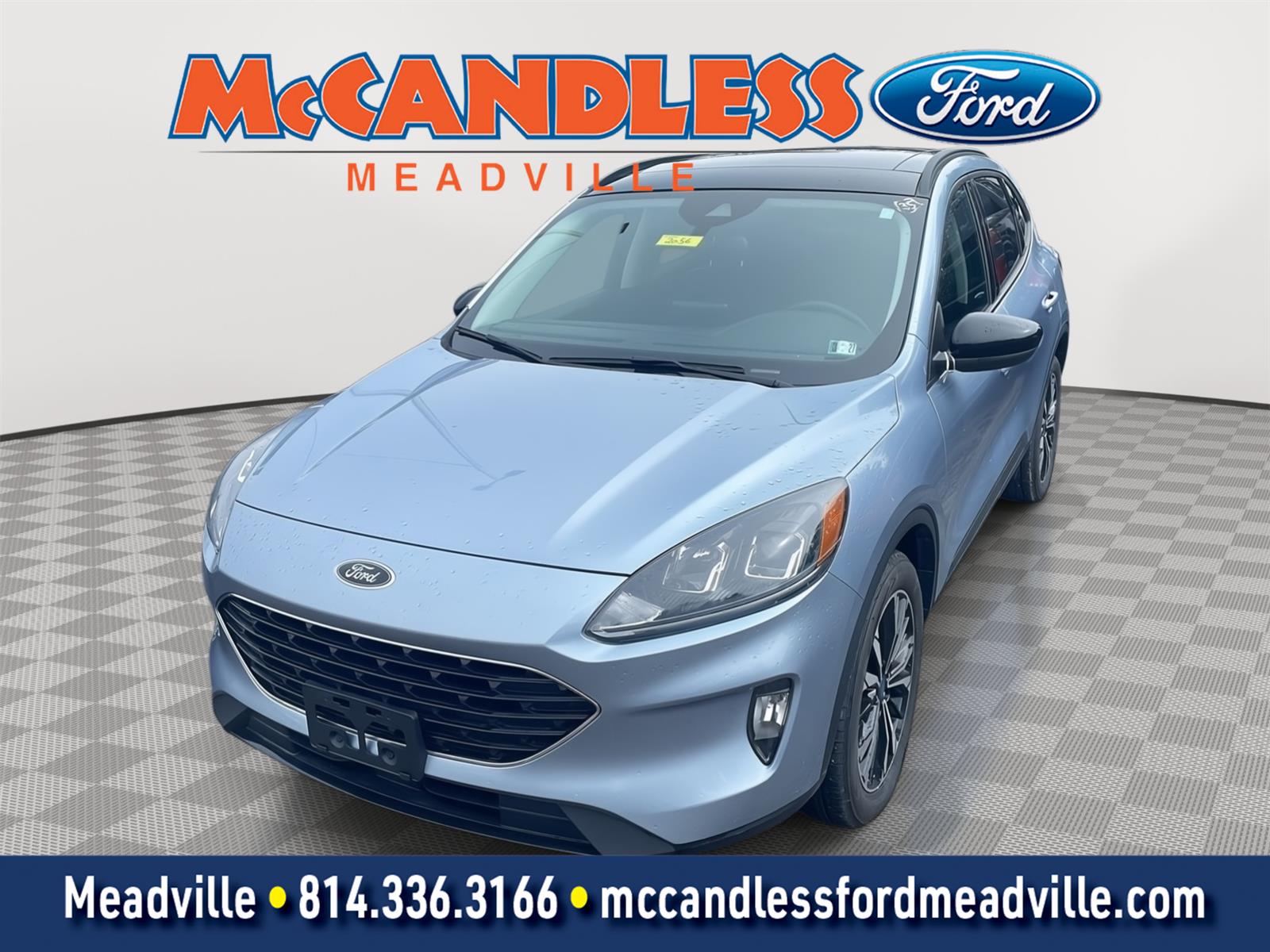 Iced Blue Silver 2022 Ford Escape SEL AWD SUV / Crossover All-Wheel Drive 8-Speed Automatic