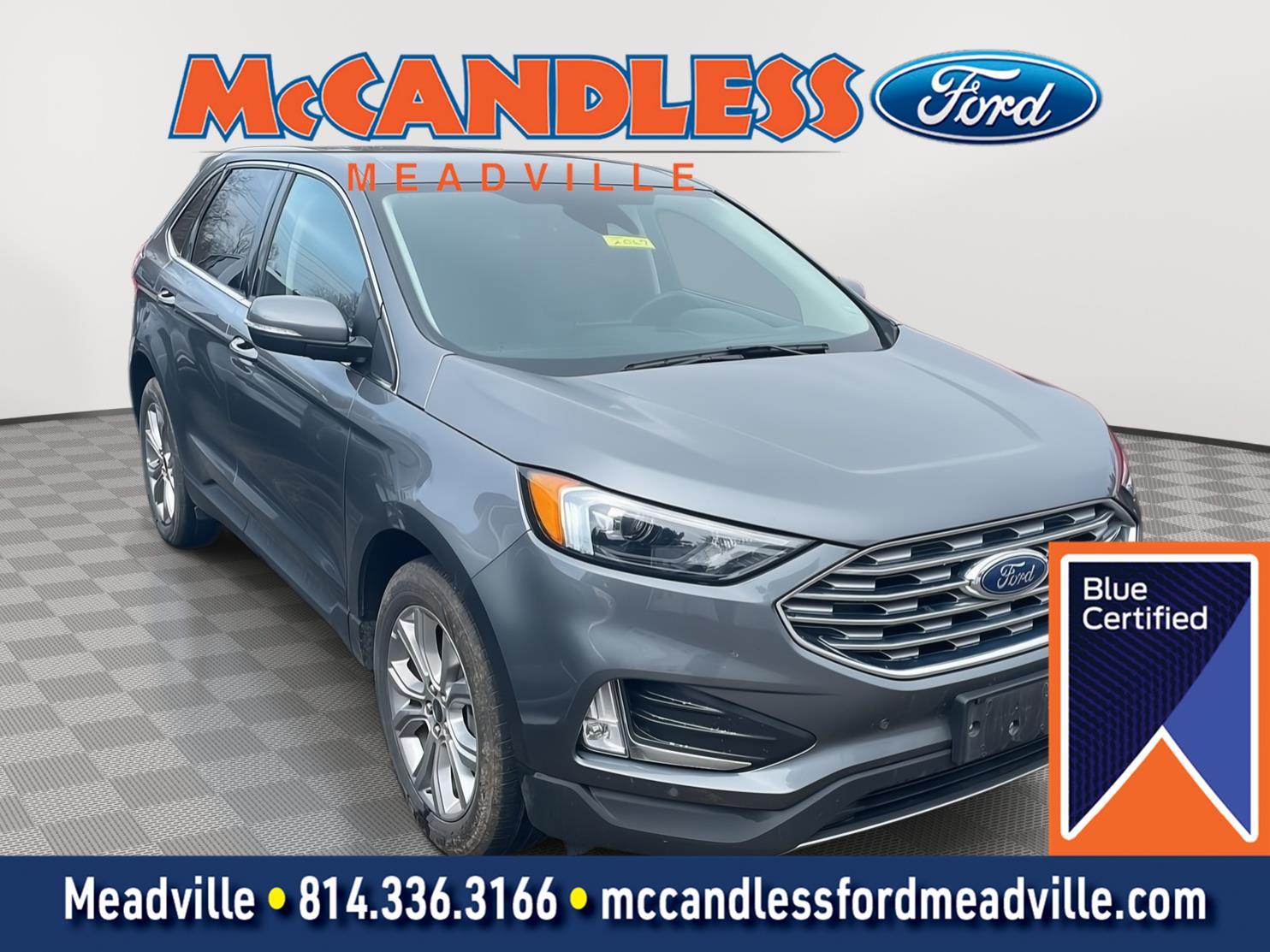 Carbonized Gray 2024 Ford Edge SUV / Crossover All-Wheel Drive 8-Speed Automatic