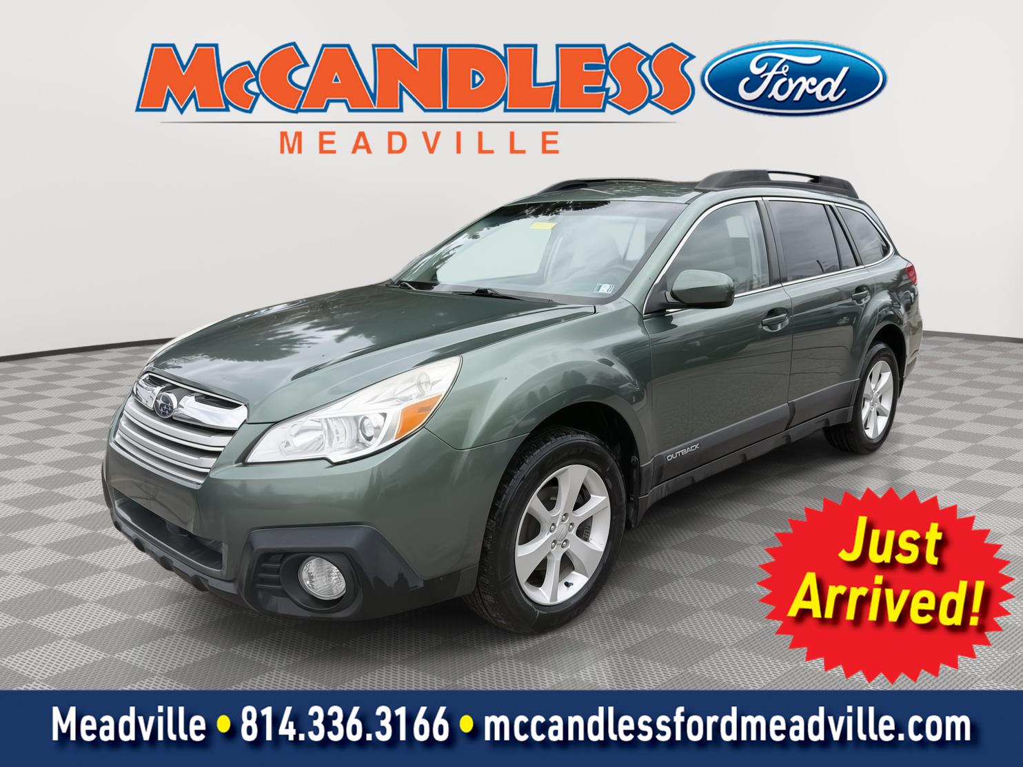 Cypress Green Pearl 2013 Subaru Outback 2.5i Premium Wagon All-Wheel Drive Continuously Variable Transmission