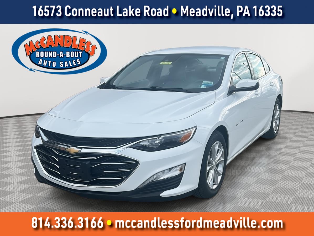 Summit White 2021 Chevrolet Malibu LT FWD Sedan Front-Wheel Drive Continuously Variable Transmission