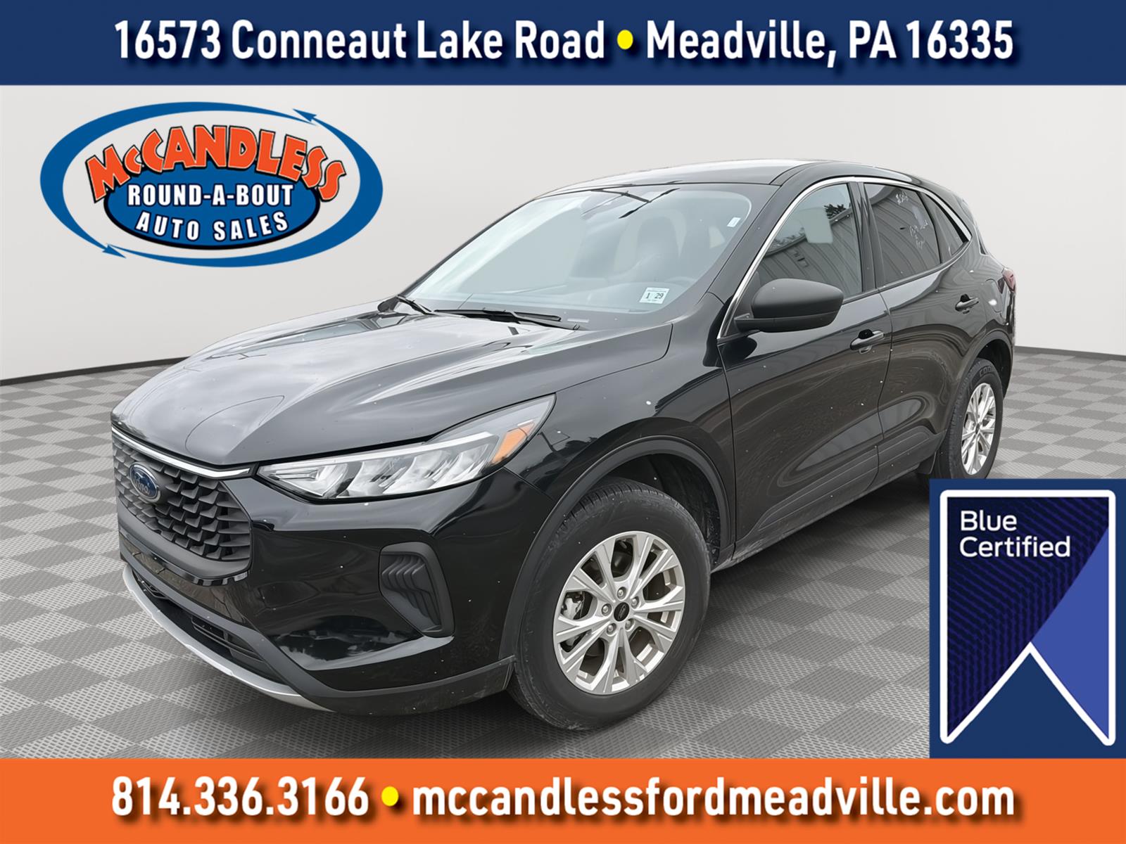 Agate Black 2024 Ford Escape SUV / Crossover All-Wheel Drive 8-Speed Automatic