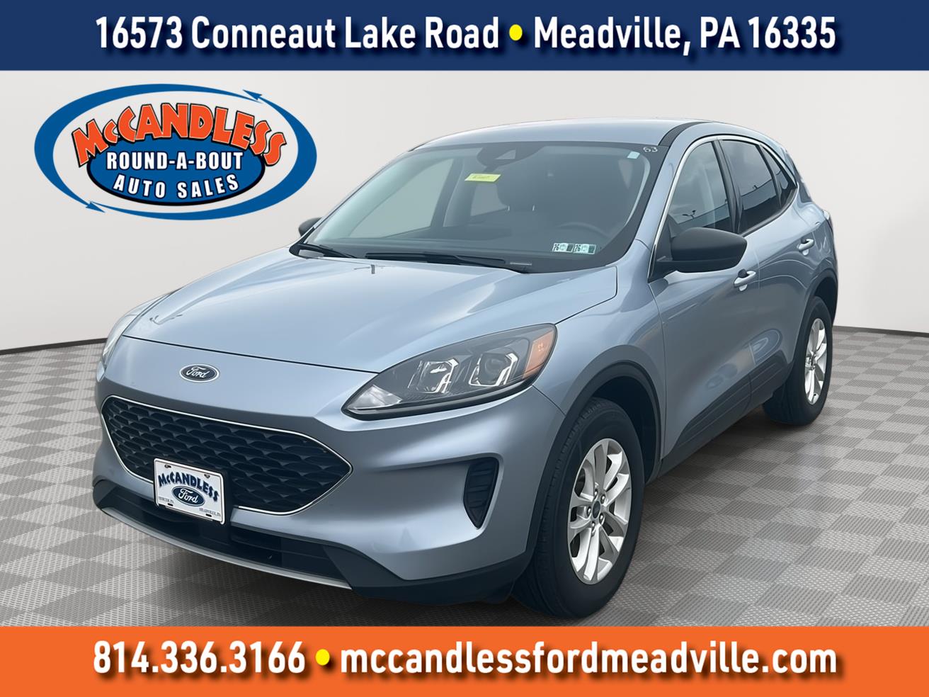 Iced Blue Silver Metallic 2022 Ford Escape SE AWD SUV / Crossover All-Wheel Drive 8-Speed Automatic