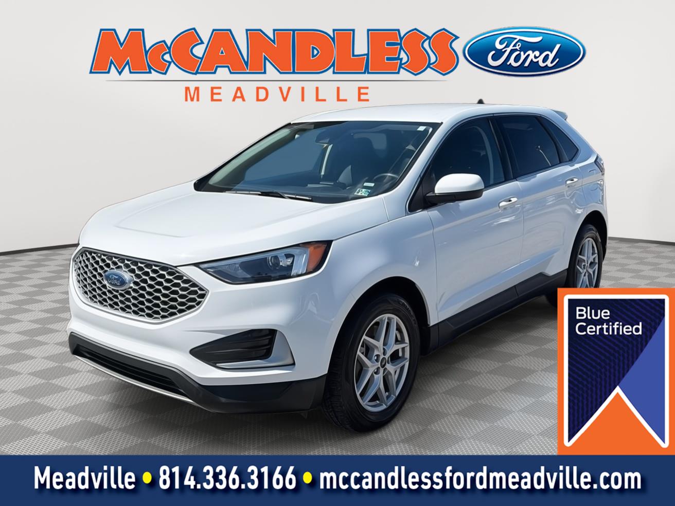 Oxford White 2024 Ford Edge SUV / Crossover All-Wheel Drive 8-Speed Automatic