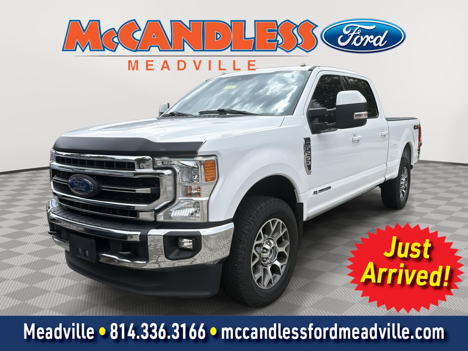 Oxford White 2020 Ford F-250 Super Duty Pickup Truck Four-Wheel Drive 6-Speed Automatic