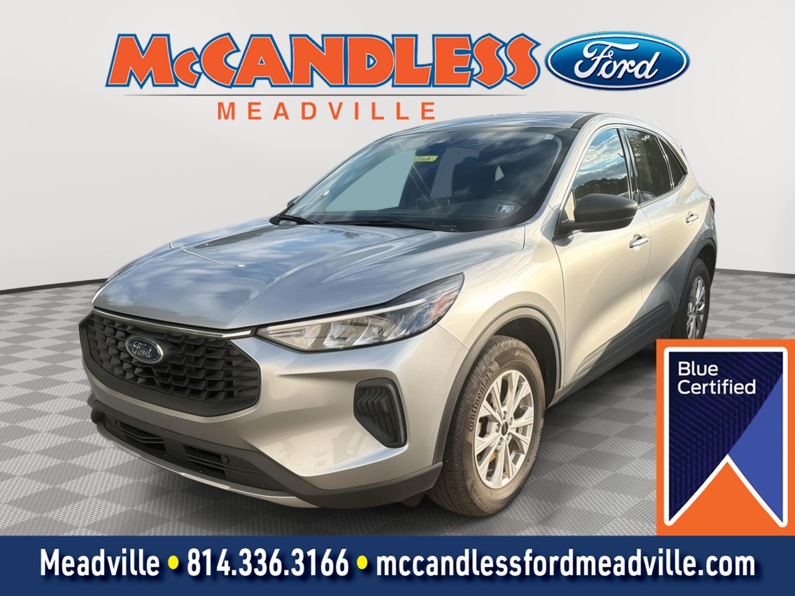 Iconic Silver 2023 Ford Escape SUV / Crossover All-Wheel Drive 8-Speed Automatic