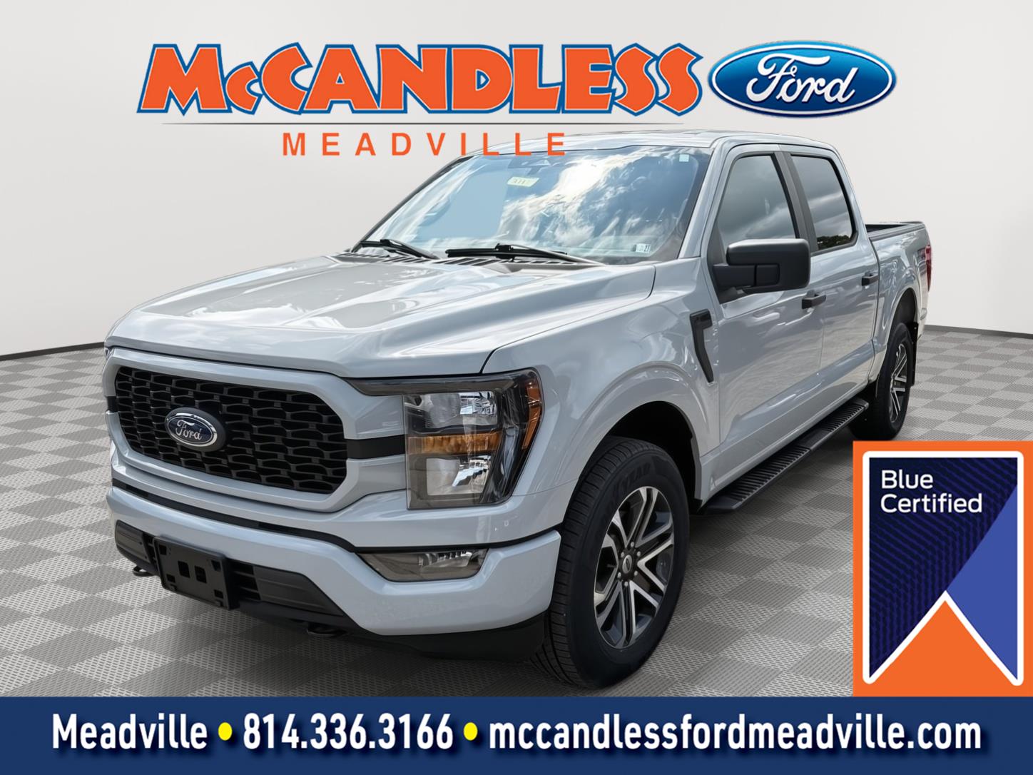 Avalanche Gray 2023 Ford F-150 Pickup Truck Four-Wheel Drive Automatic