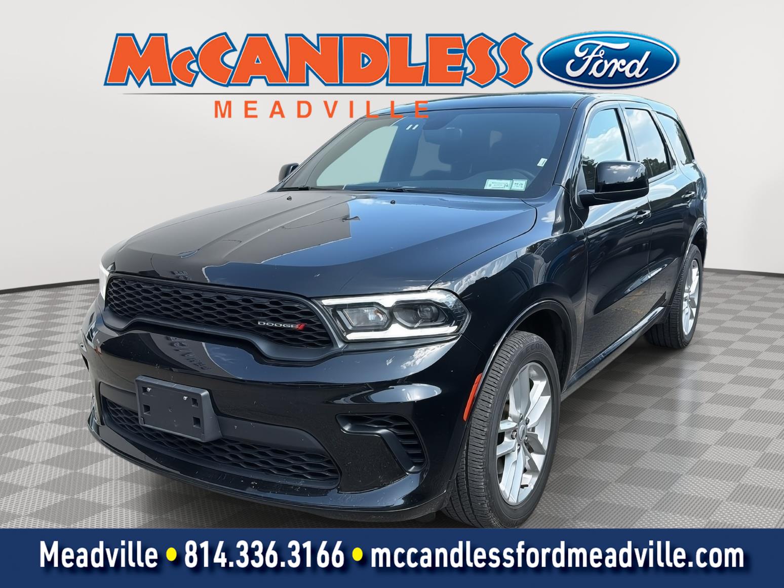 DB Black Clearcoat 2026 Dodge Durango SUV / Crossover All-Wheel Drive 8-Speed Automatic