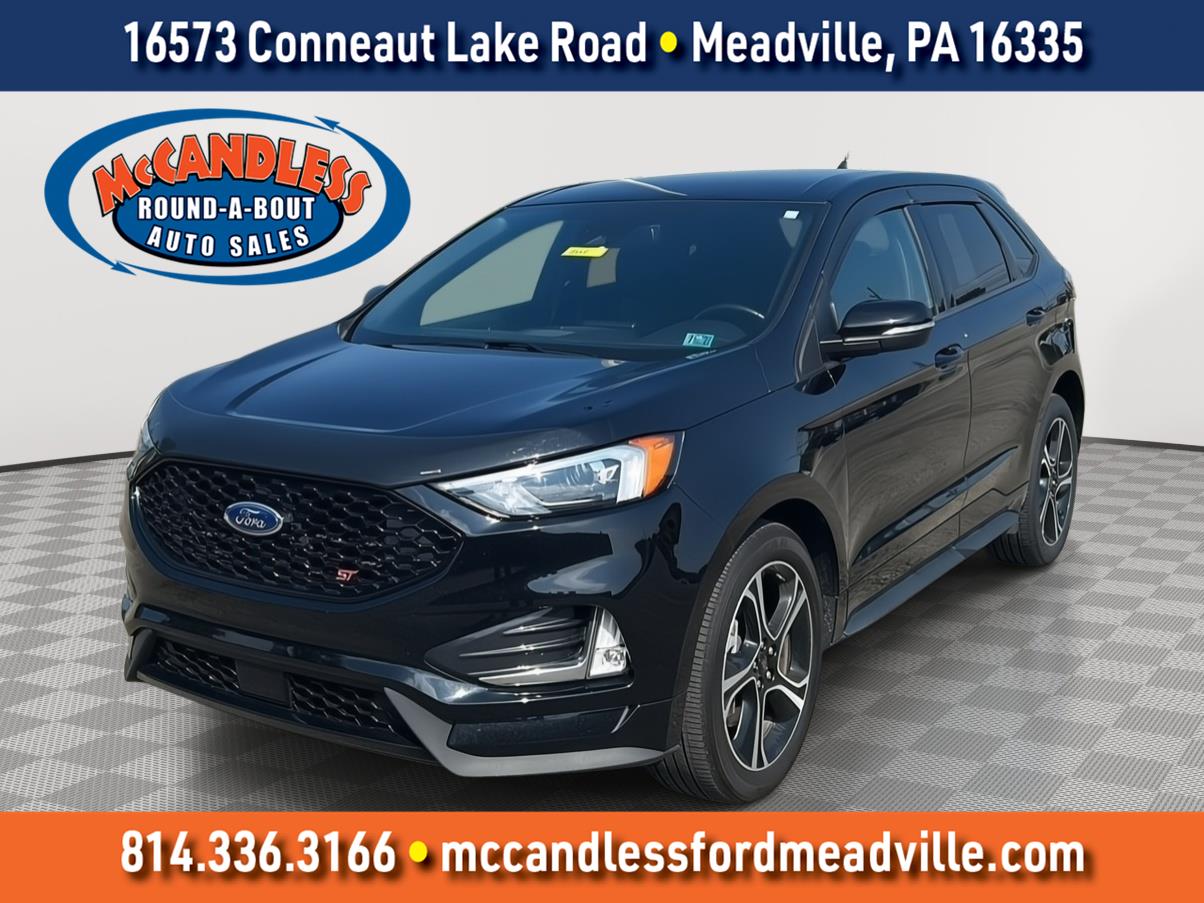 Agate Black 2022 Ford Edge SUV / Crossover All-Wheel Drive 7-Speed Automatic