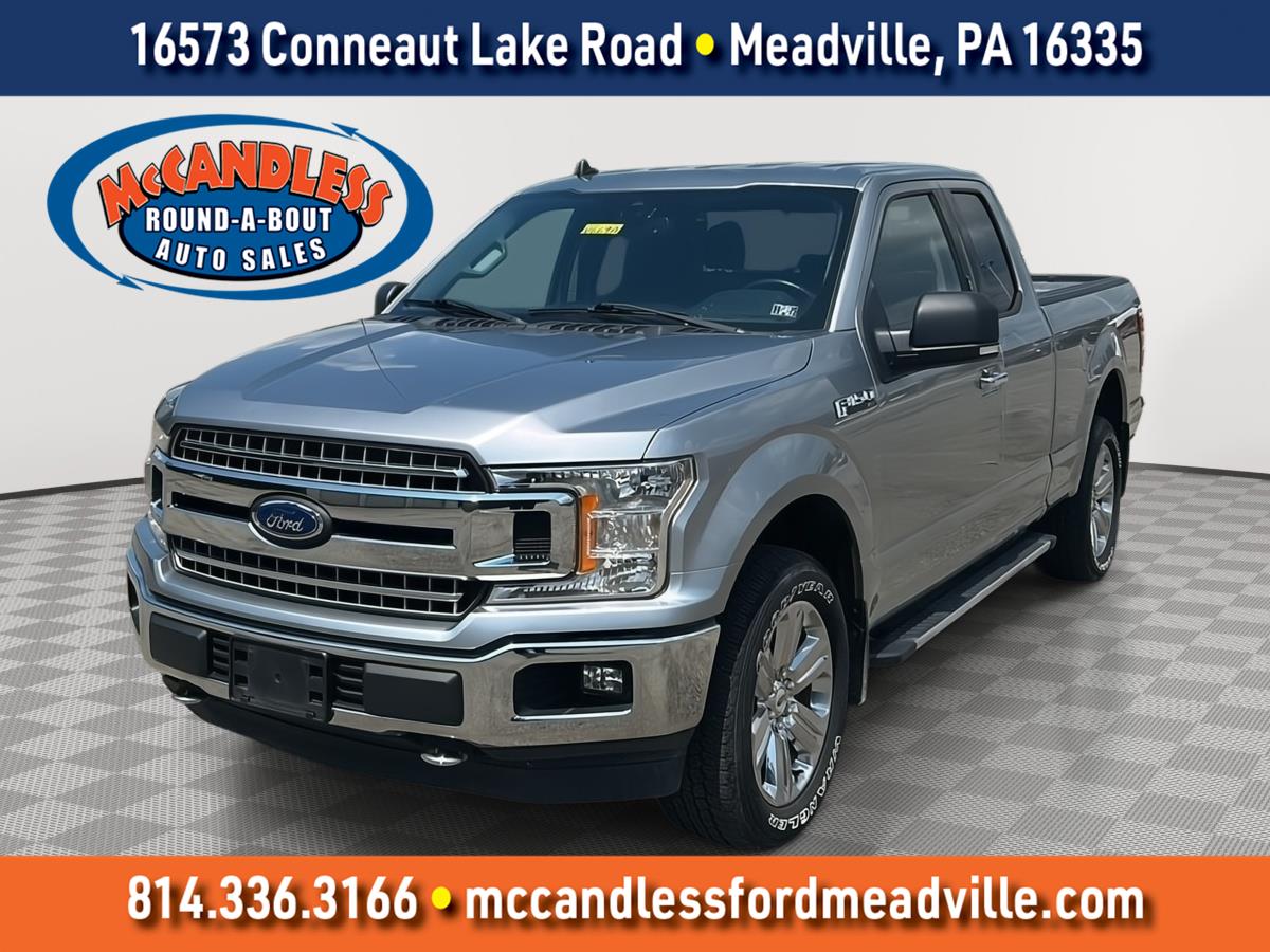 Iconic Silver 2020 Ford F-150 Pickup Truck Four-Wheel Drive Automatic