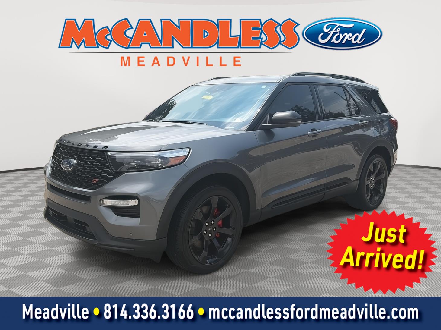 Carbonized Gray 2024 Ford Explorer SUV / Crossover All-Wheel Drive Automatic