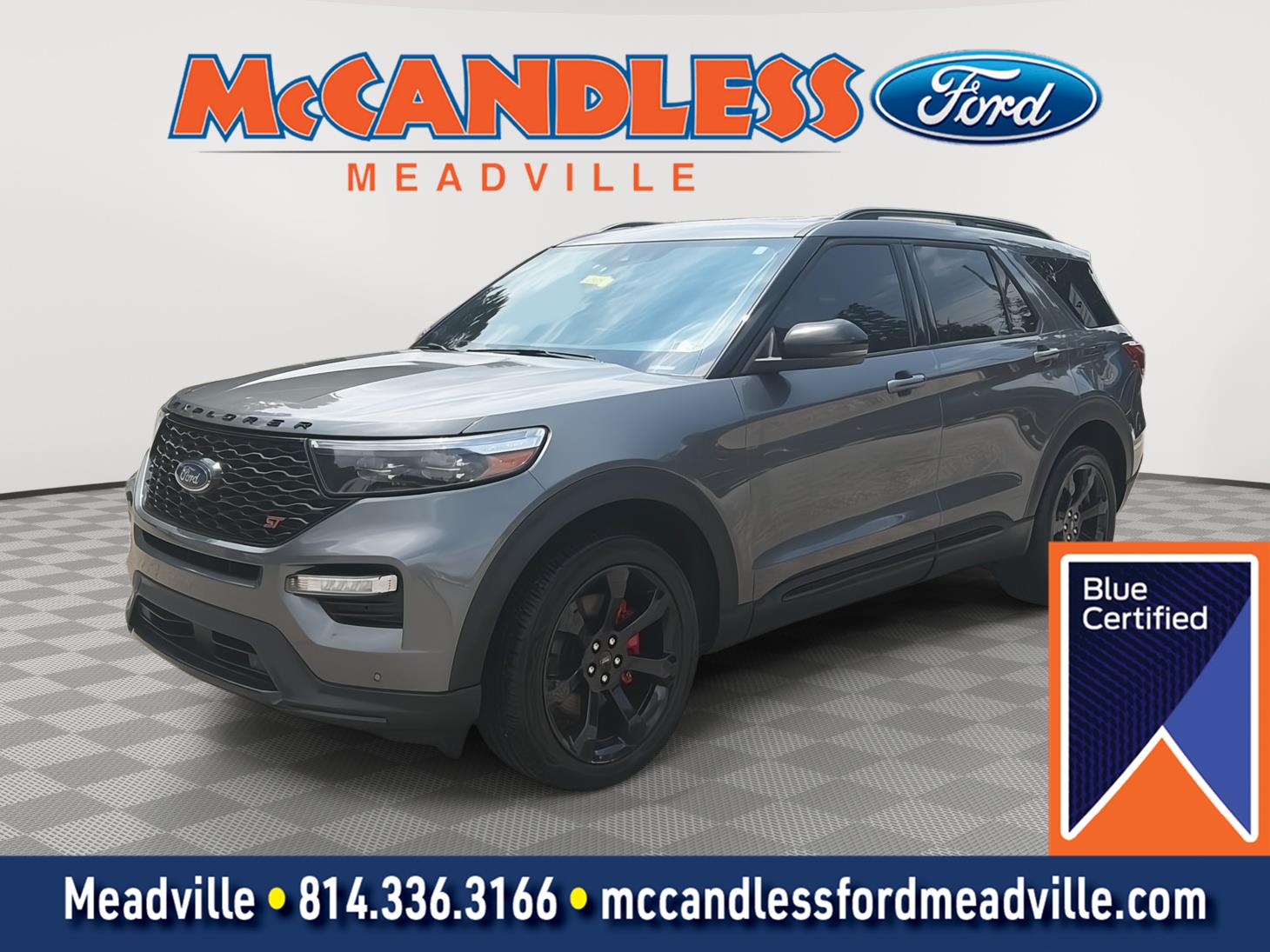 Carbonized Gray 2024 Ford Explorer SUV / Crossover All-Wheel Drive Automatic