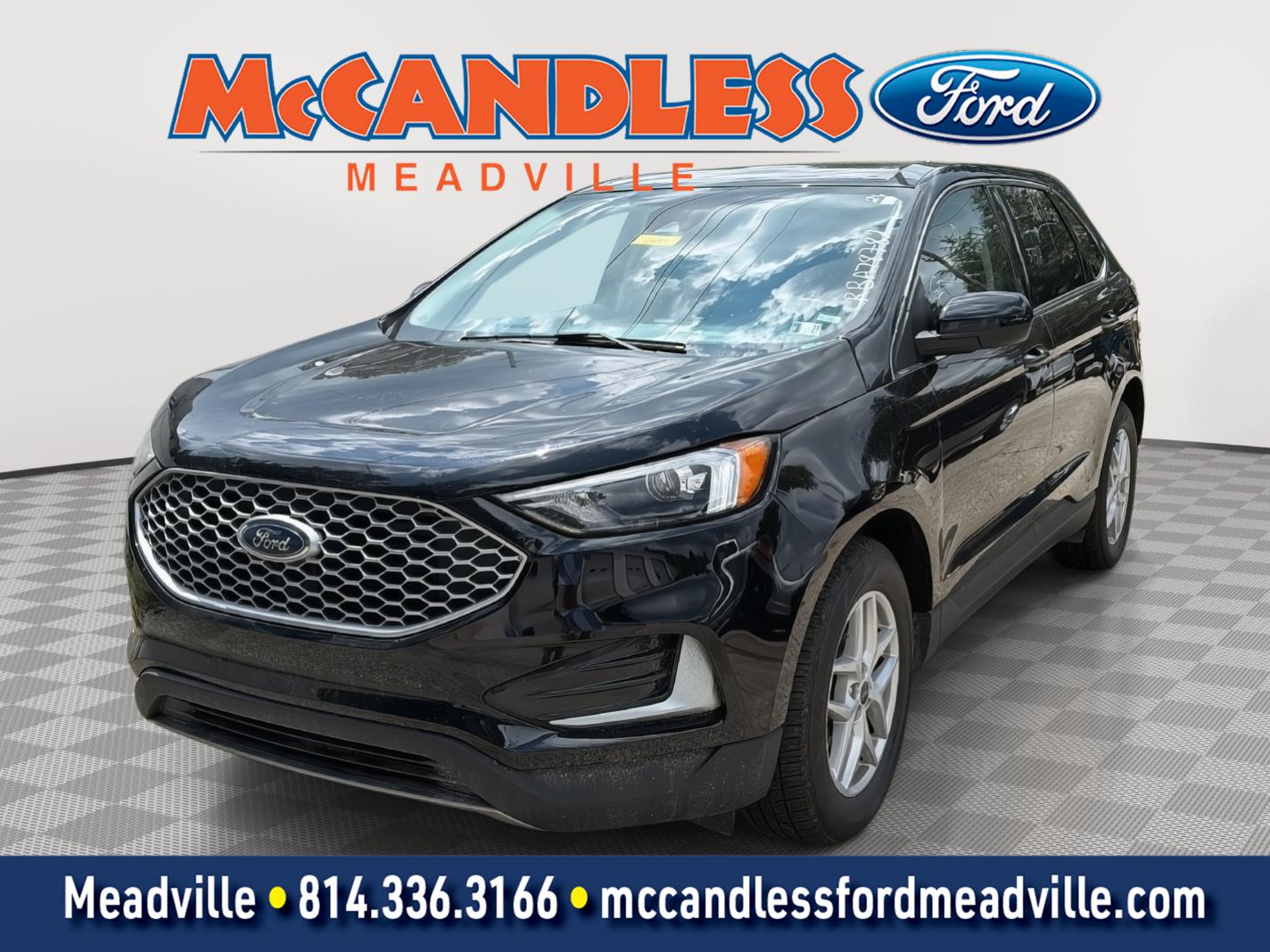Agate Black 2024 Ford Edge SUV / Crossover All-Wheel Drive 8-Speed Automatic