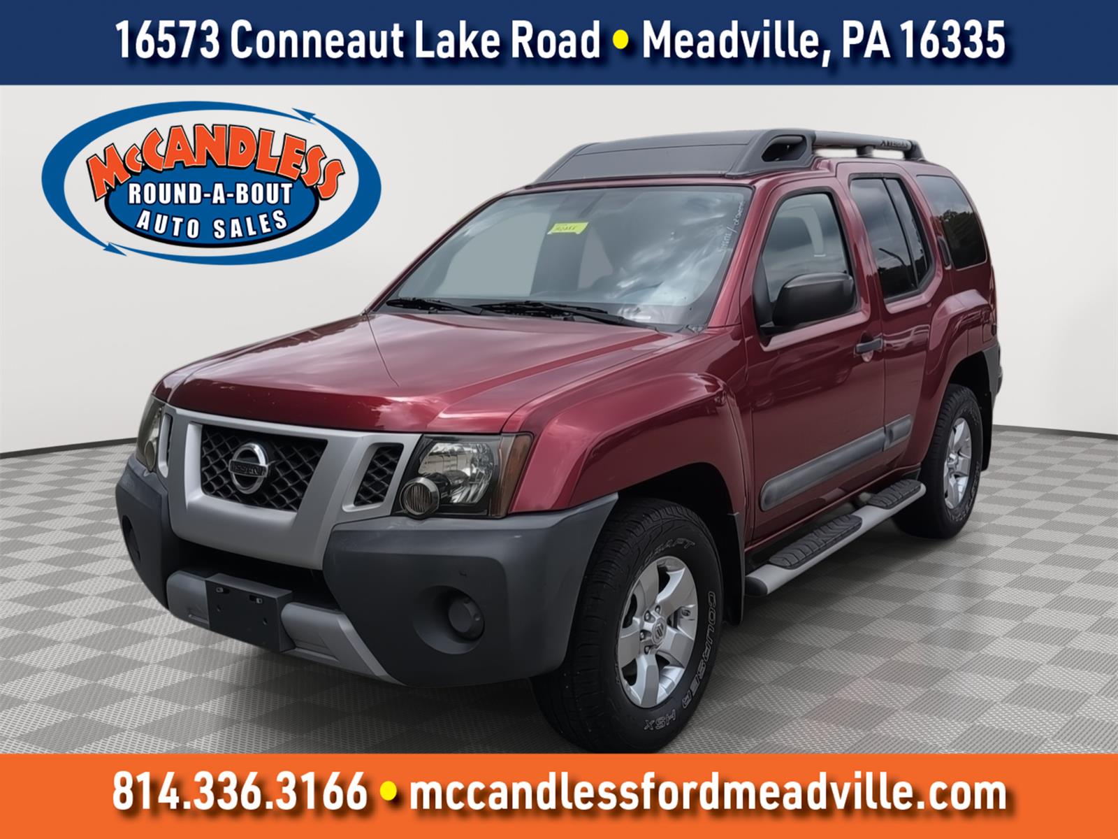 Red Brick Pearl/Mica 2011 Nissan Xterra SUV / Crossover  Automatic
