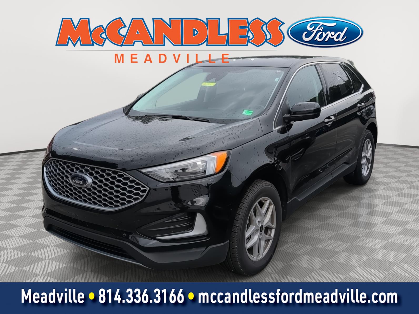 Agate Black 2024 Ford Edge SUV / Crossover All-Wheel Drive 8-Speed Automatic
