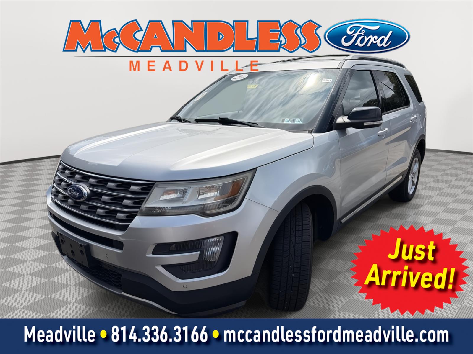 Ingot Silver 2016 Ford Explorer SUV / Crossover All-Wheel Drive 6-Speed Automatic