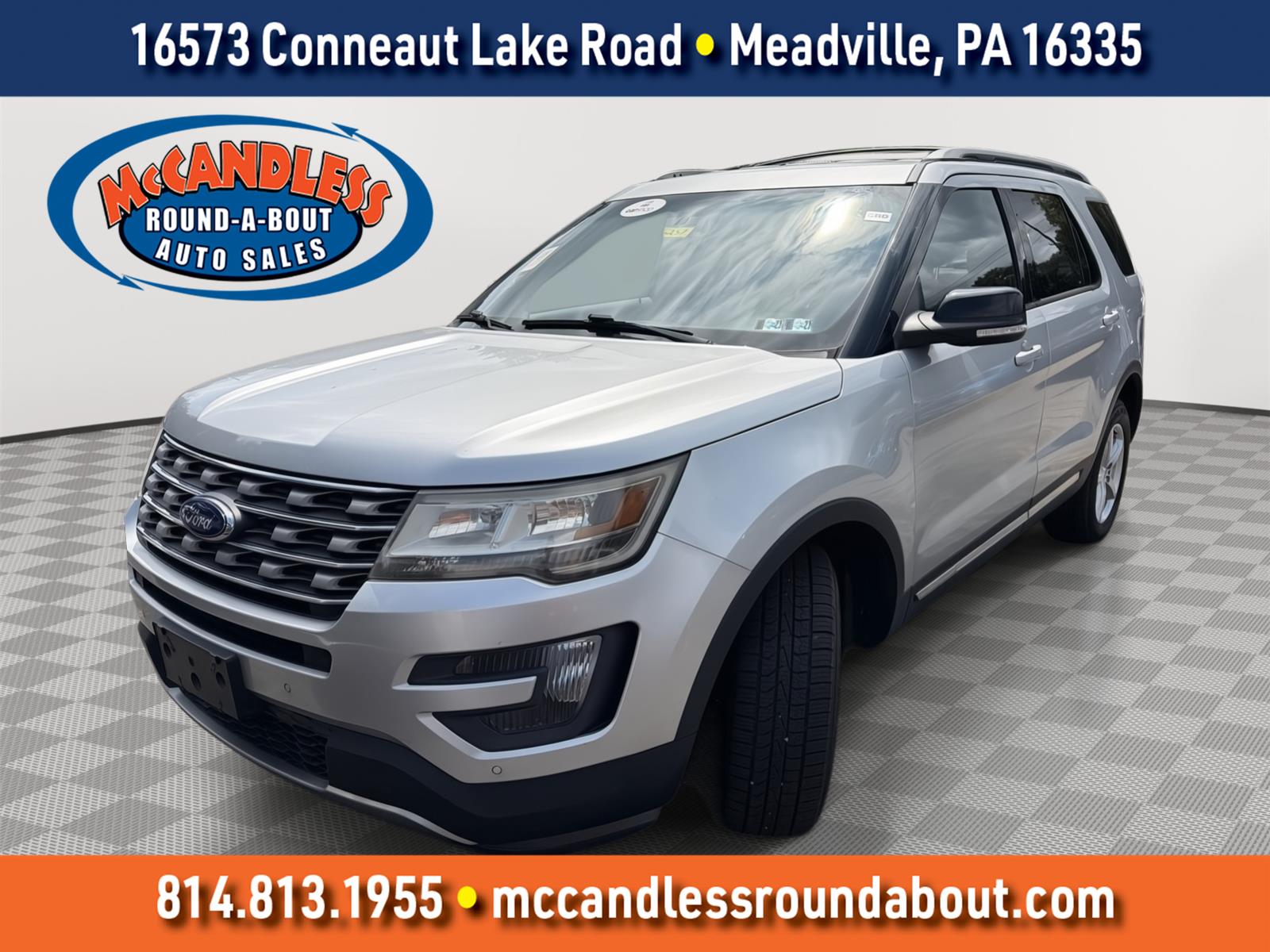 Ingot Silver 2016 Ford Explorer SUV / Crossover All-Wheel Drive 6-Speed Automatic