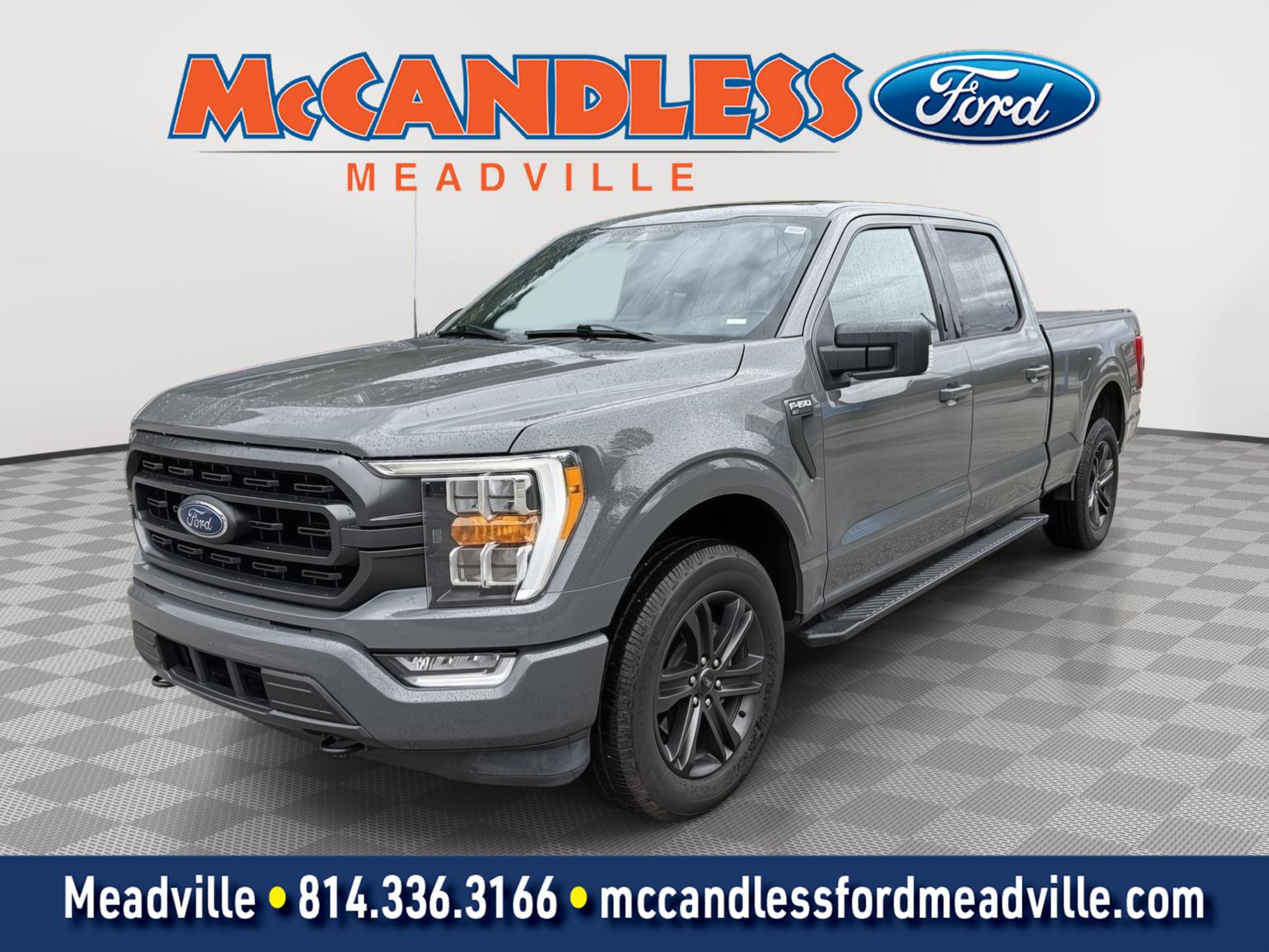 Gray (Lead Foot) 2021 Ford F-150 Pickup Truck Four-Wheel Drive Automatic