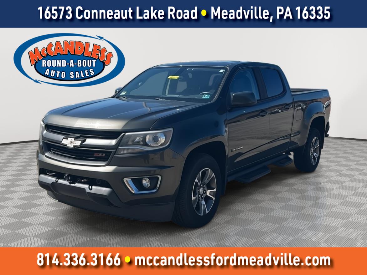 Deepwood Green Metallic 2018 Chevrolet Colorado Pickup Truck Four-Wheel Drive 8-Speed Automatic